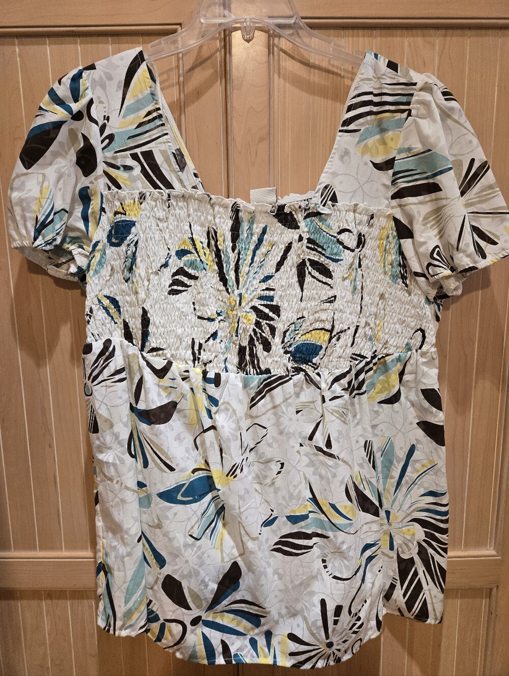 Vebesia Smocked Babydoll Top 18/20